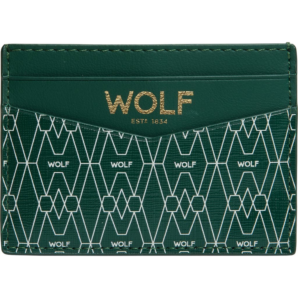 Wolf Signature Cardholder In Green