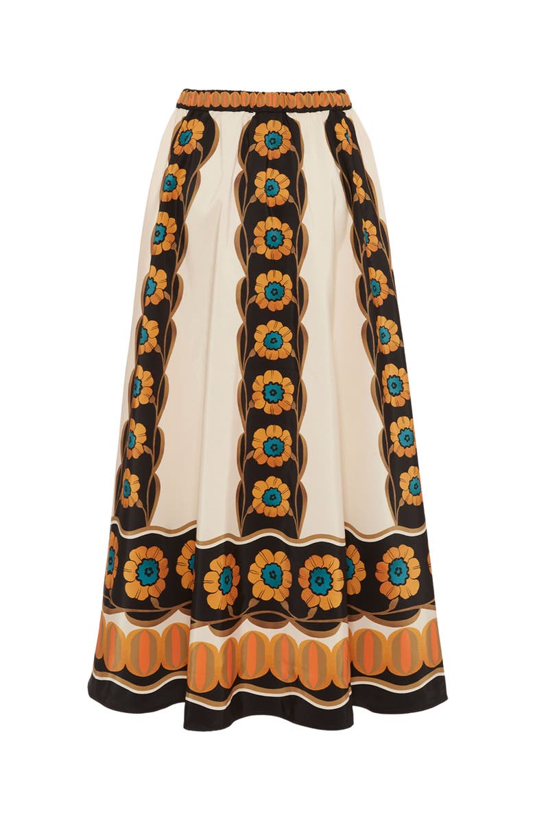 La DoubleJ Drawstring Skirt Daisychain Placée Orange, Alternate, color,