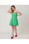 selected Green W/ Red Apple Embroidery