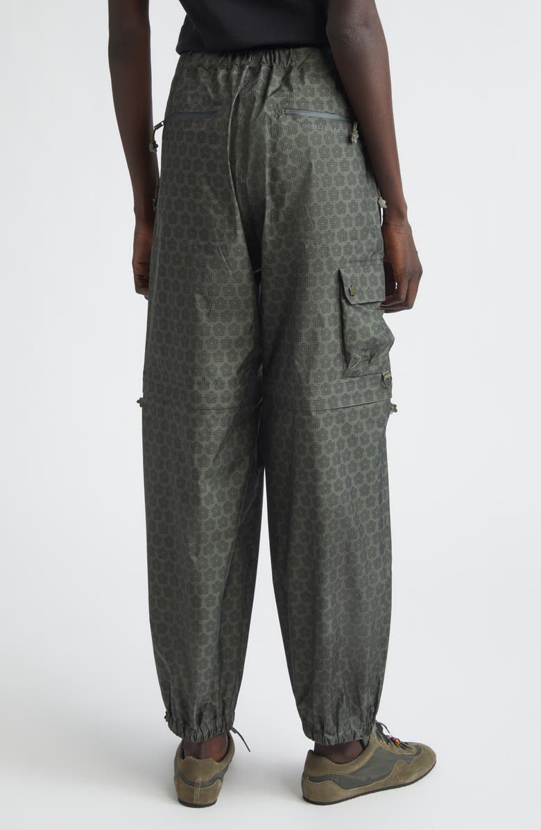 Cecilie Bahnsen x The North Face Water Repellent Cargo Pants, Alternate, color, Forest Night Green