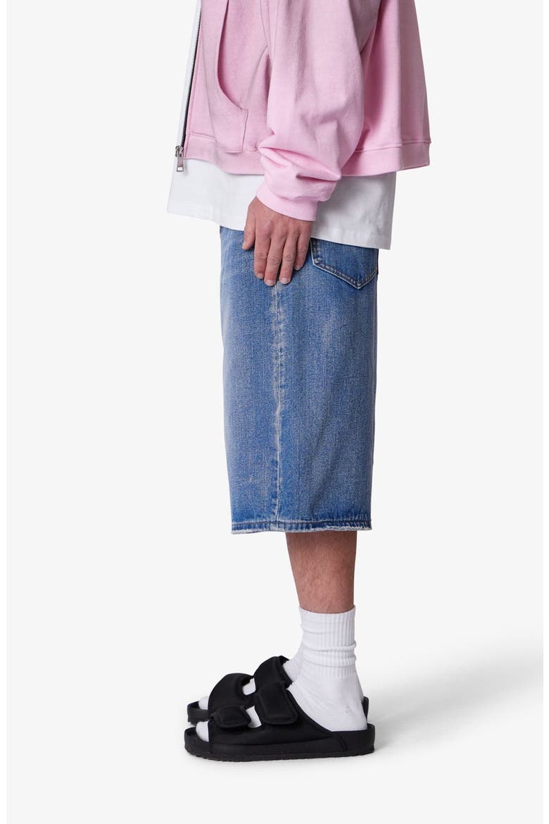 Ultra Baggy Denim Shorts, Alternate, color, MEDIUM BLUE