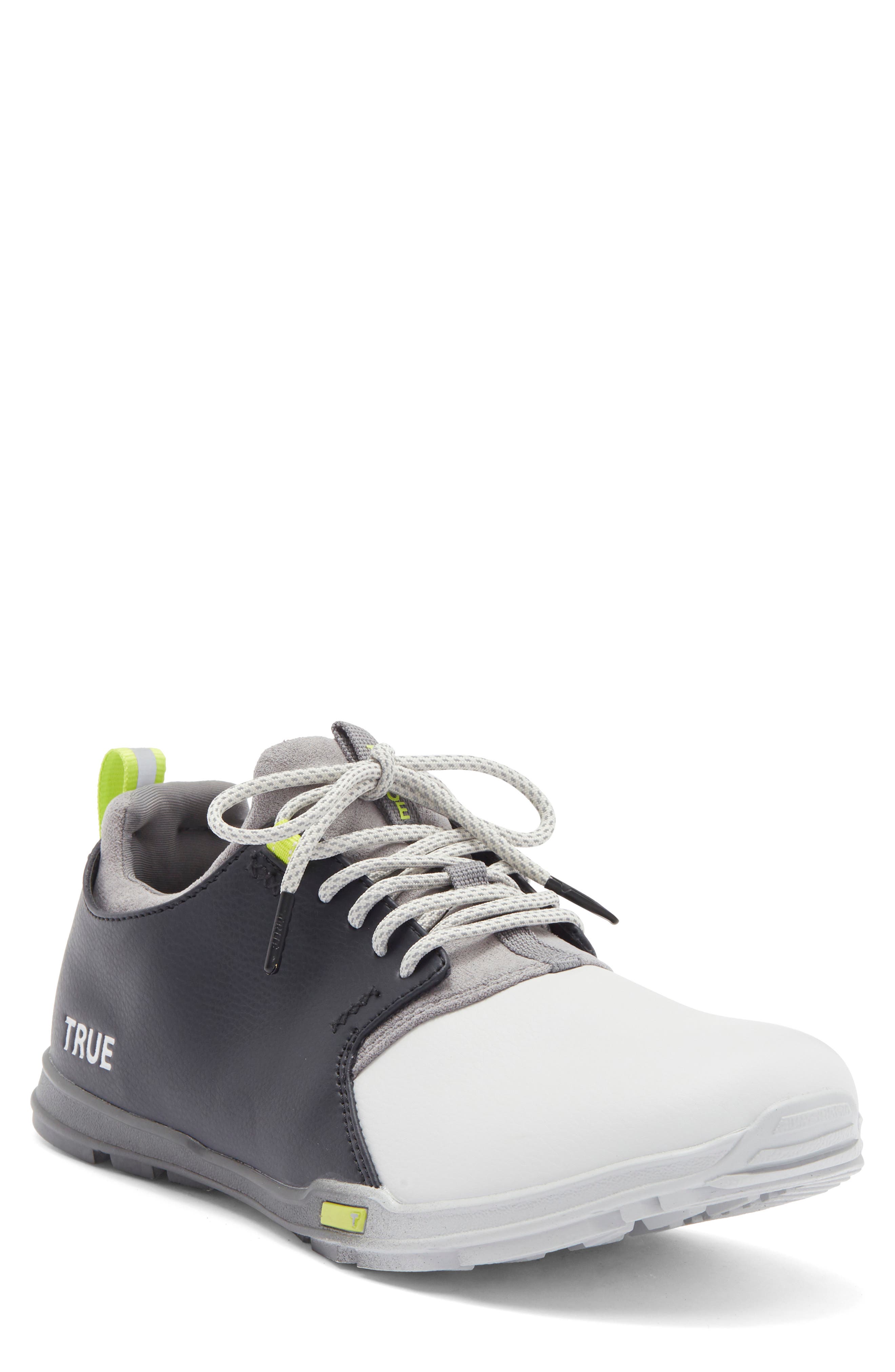 TRUE linkswear True Original 1.2 Leather Golf Sneaker, Main, color, 