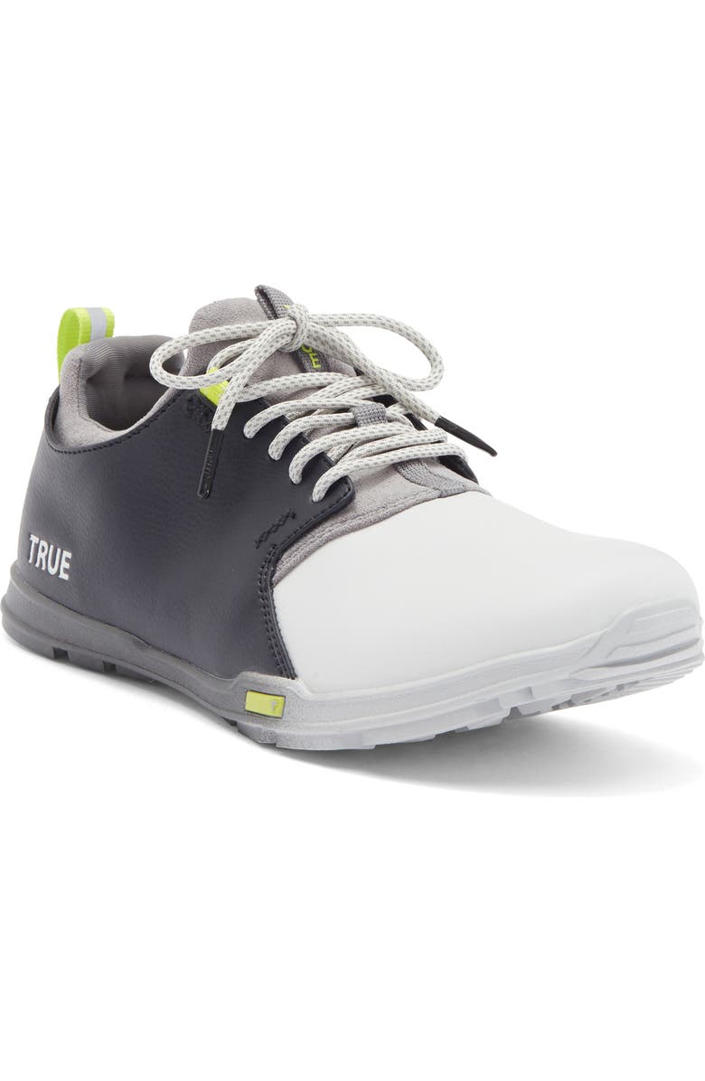 TRUE linkswear True Original 1.2 Leather Golf Sneaker, Main, color,