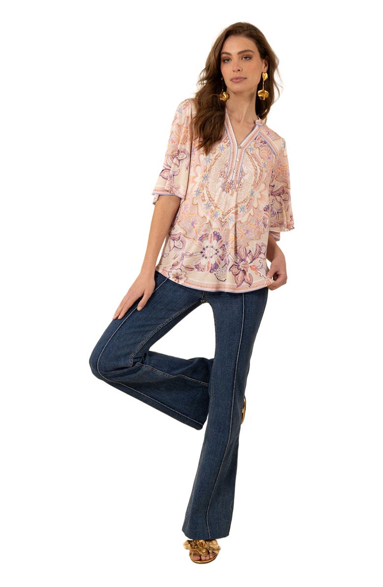 Hale Bob Kaitlyn Jersey Top, Main, color, 