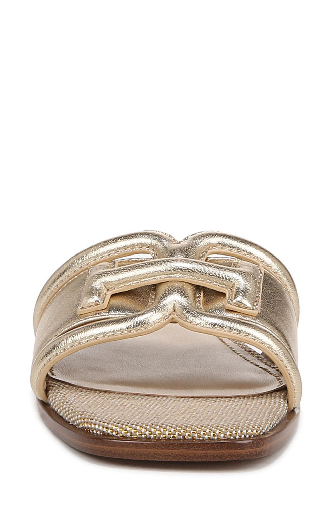 Irina Slide Sandal, Alternate, color, GOLD QUARTZ