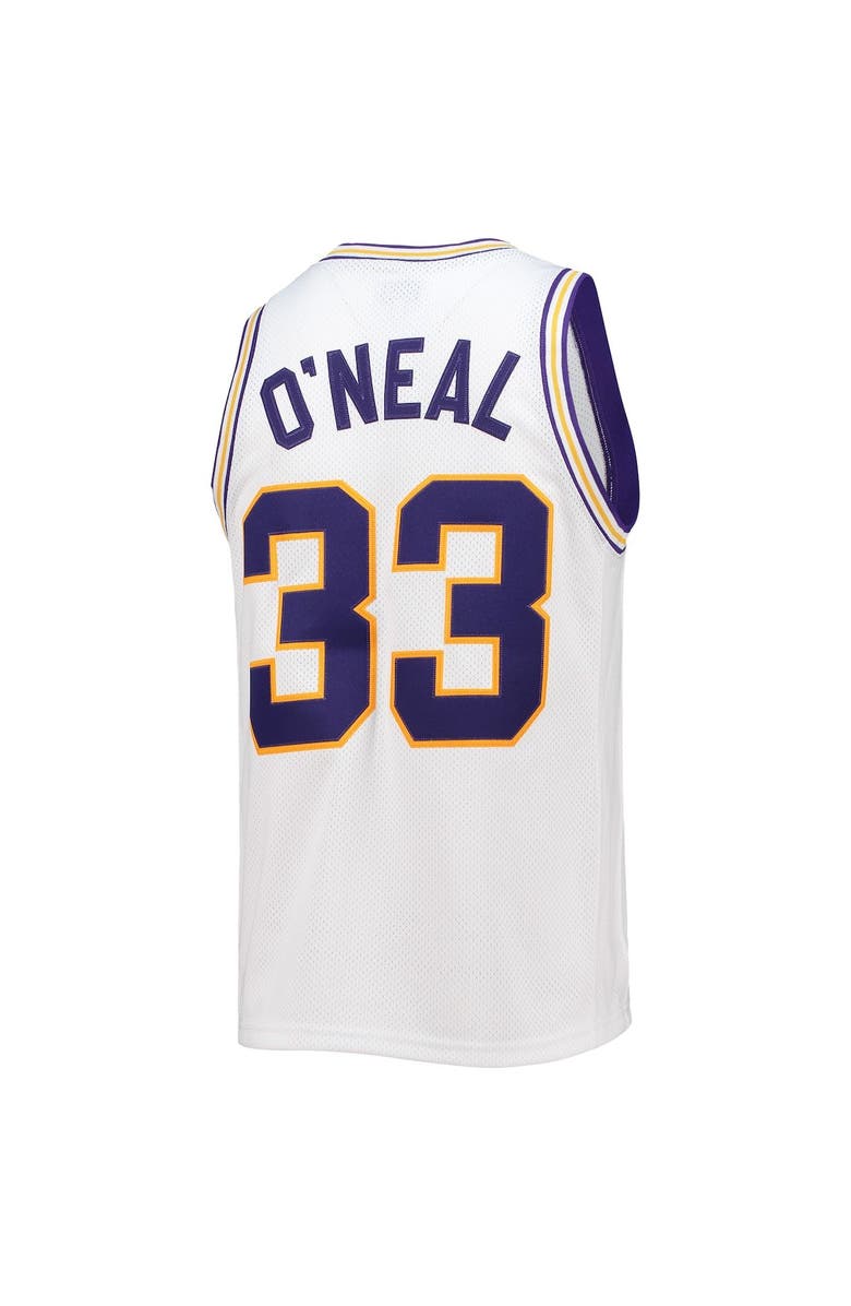 Retro Brand Men's Original Retro Brand Shaquille O'Neal White LSU Tigers Alumni Commemorative Classic Basketball Jersey, Alternate, color, 