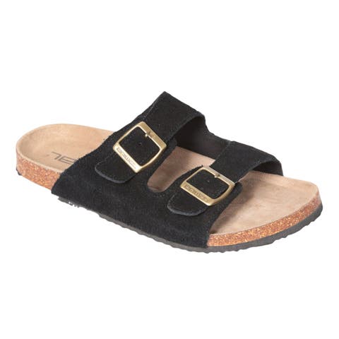 Leather Casual Sliders
