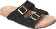 Animal Leather Casual Sliders