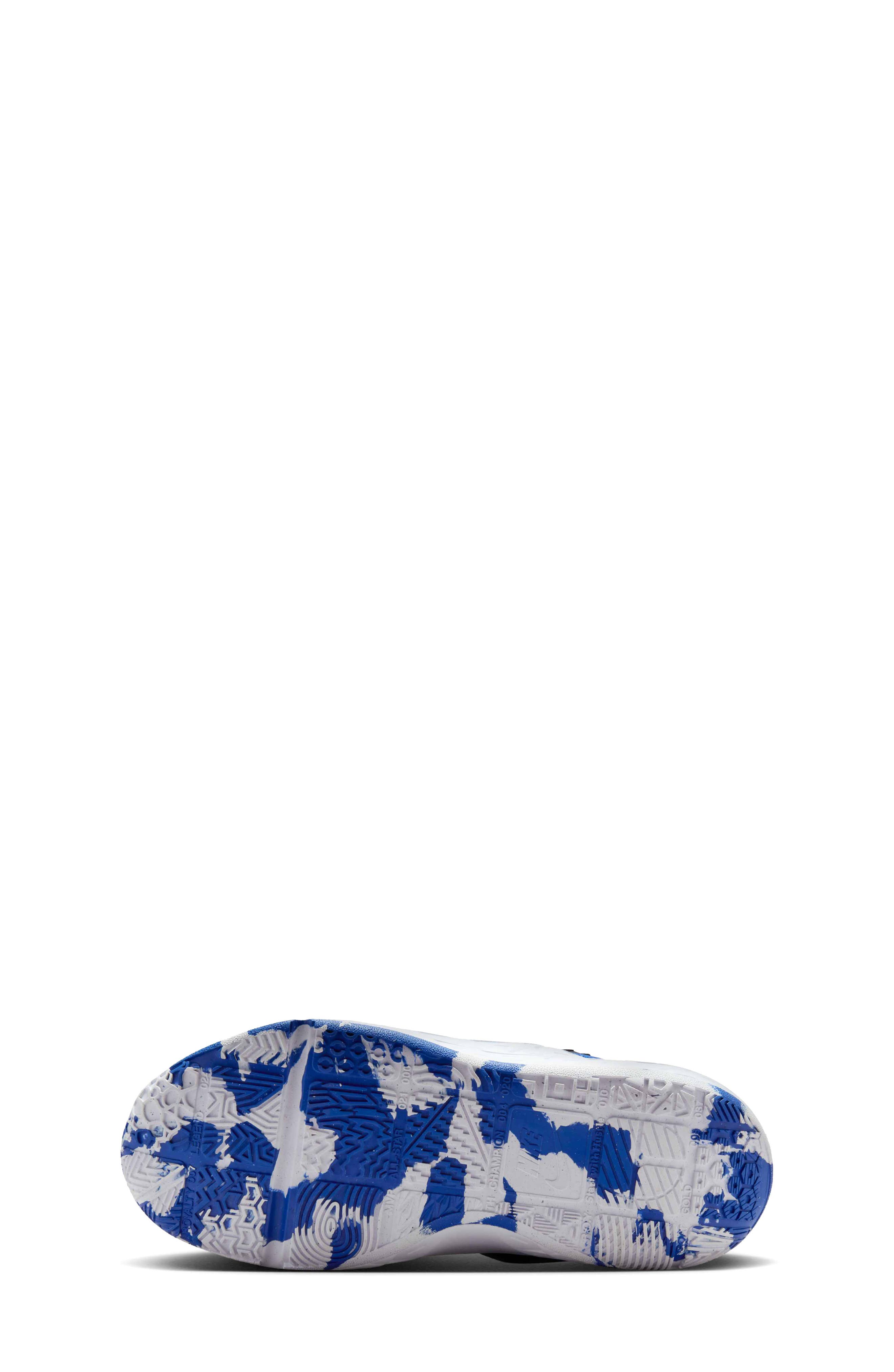 Nike Kids' Team Hustle D 12 Basketball Shoe, Alternate, color, 400 Game Royal/Black/White