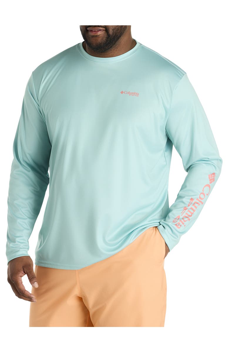 Columbia Big & Tall PFG Terminal Tackle Fish Shine Long-Sleeve T-Shirt, Alternate, color, Spray