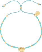 Estella Bartlett Hanging Sloth Pendant Bead Bracelet