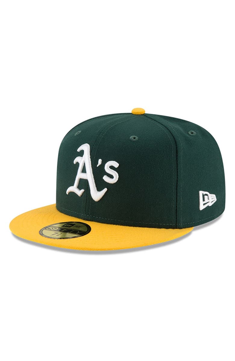 New Era Men's New Era Green Oakland Athletics 2024 Jackie Robinson Day 59FIFTY Fitted Hat, Alternate, color, 