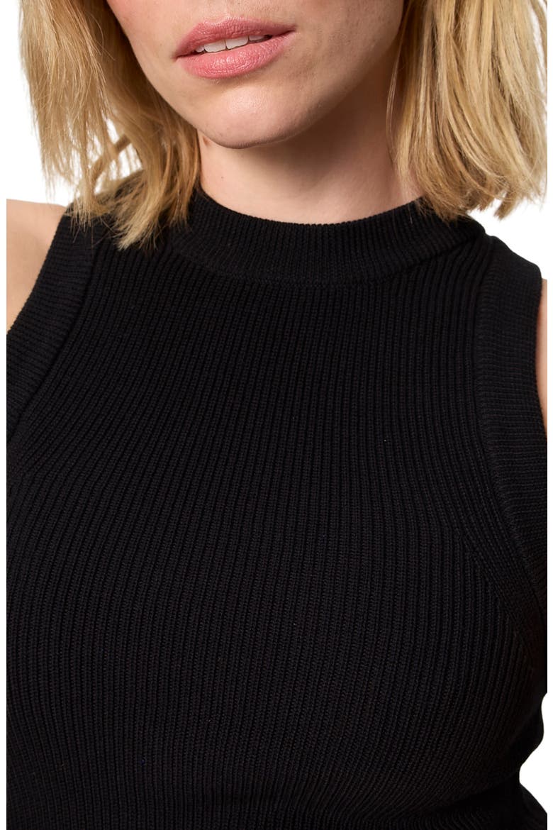 In the Mix Cotton Sweater Tank, Alternate, color, BLACK