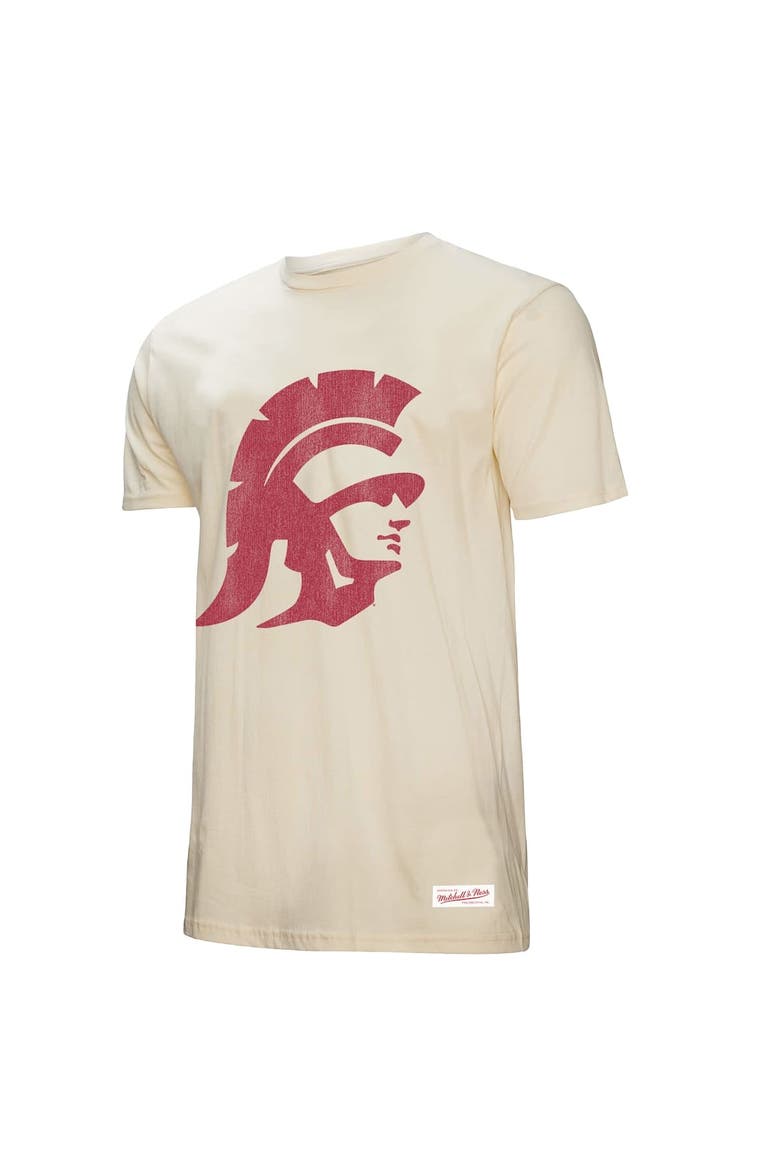 Men's Mitchell & Ness  Cream USC Trojans Vintage Tone T-Shirt, Alternate, color, Cream