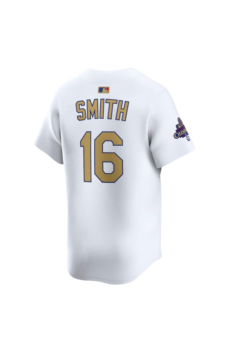Nike Men's Nike Will Smith White Los Angeles Dodgers 2025 Gold Collection Limited Jersey, Alternate, color, 