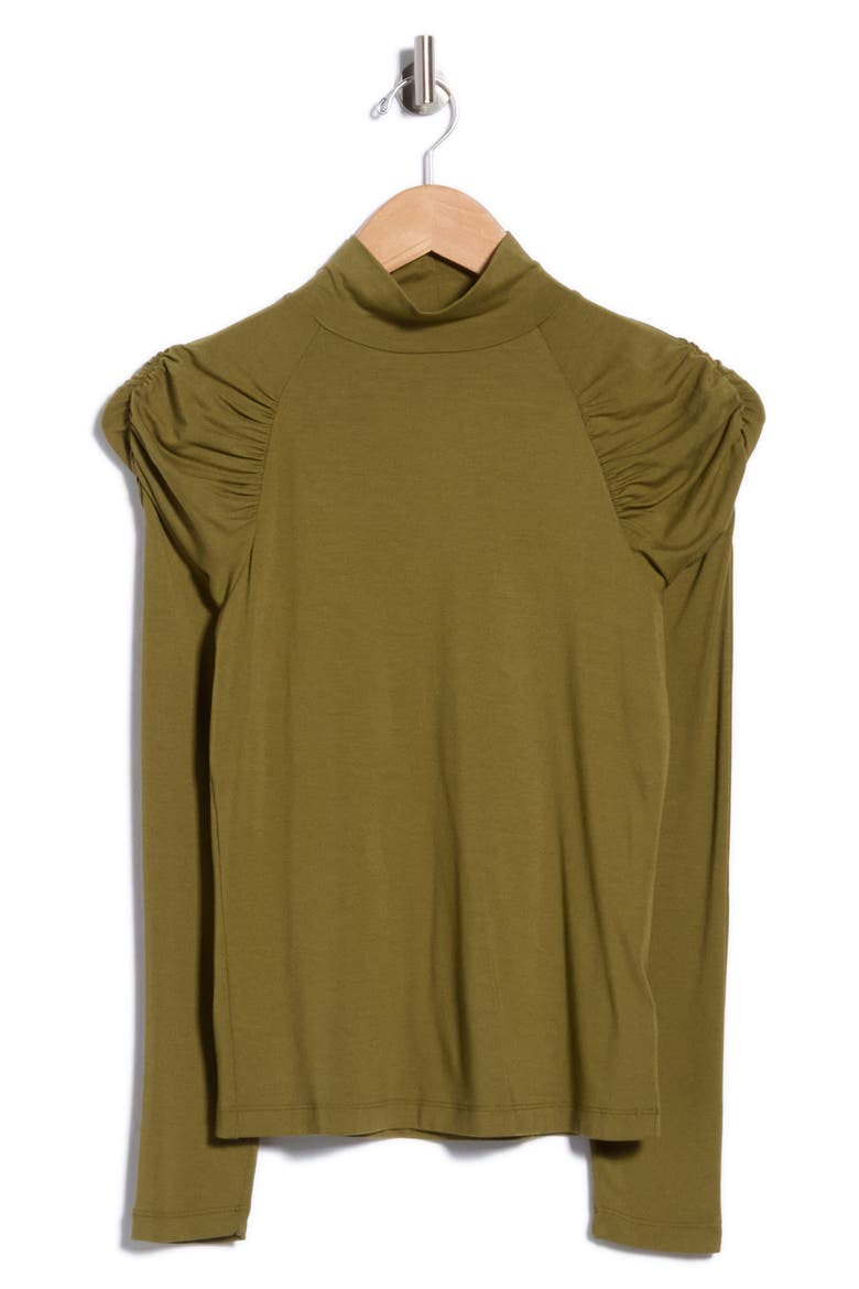 Lacey Turtleneck Top, Main, color, GRE-OLIVE