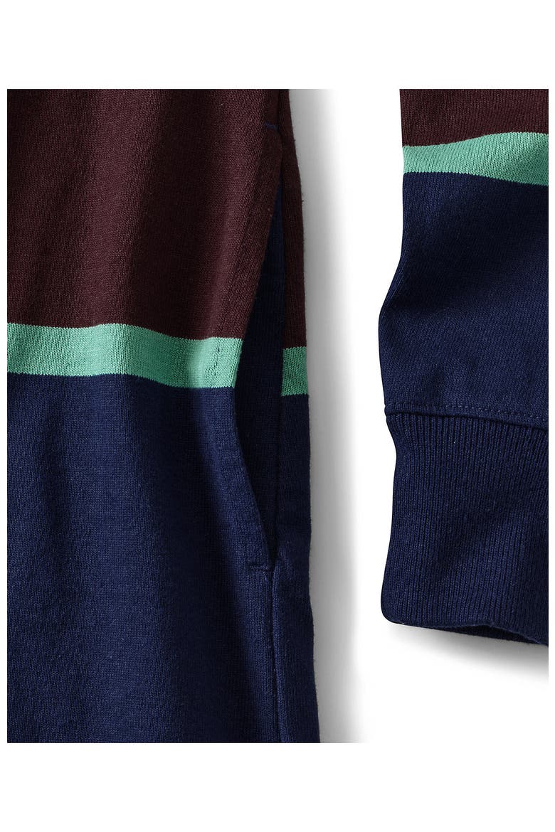 Rugby Dress, Alternate, color, Deep Sea Navy/Burgundy Stripes