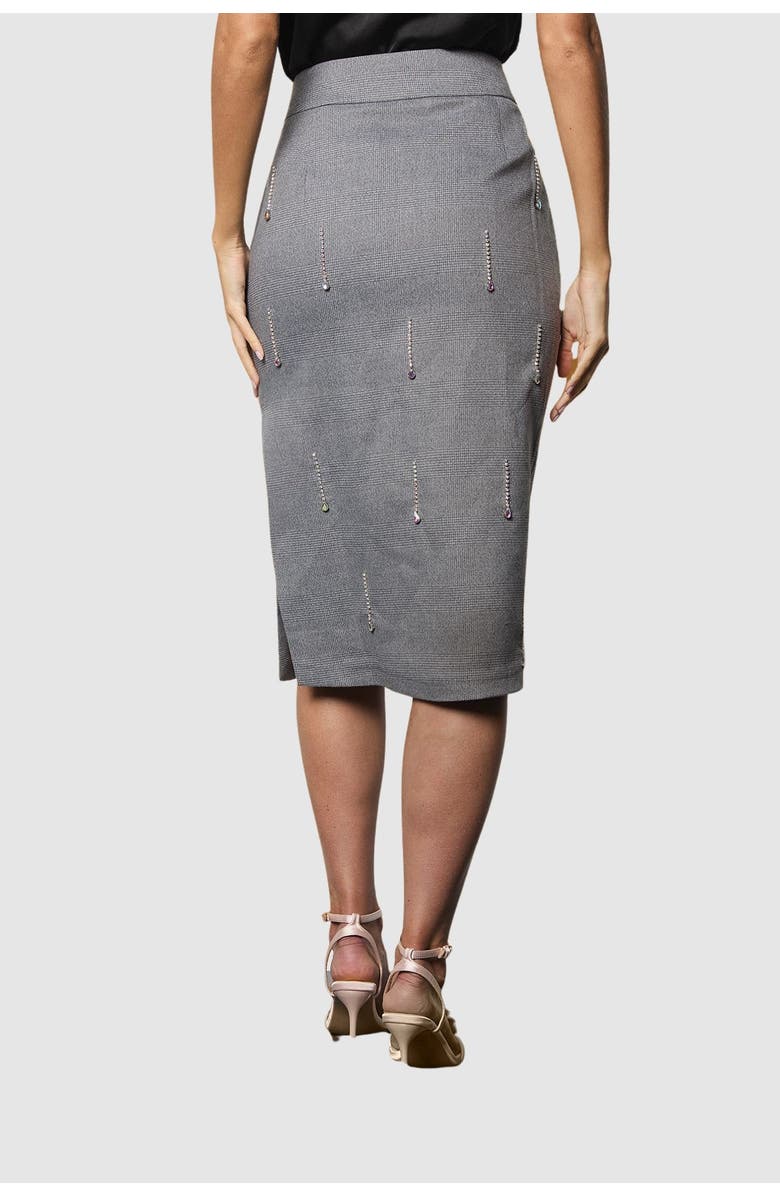 Coast Midi Pencil Skirt With Embellishment, Alternate, color, Grey