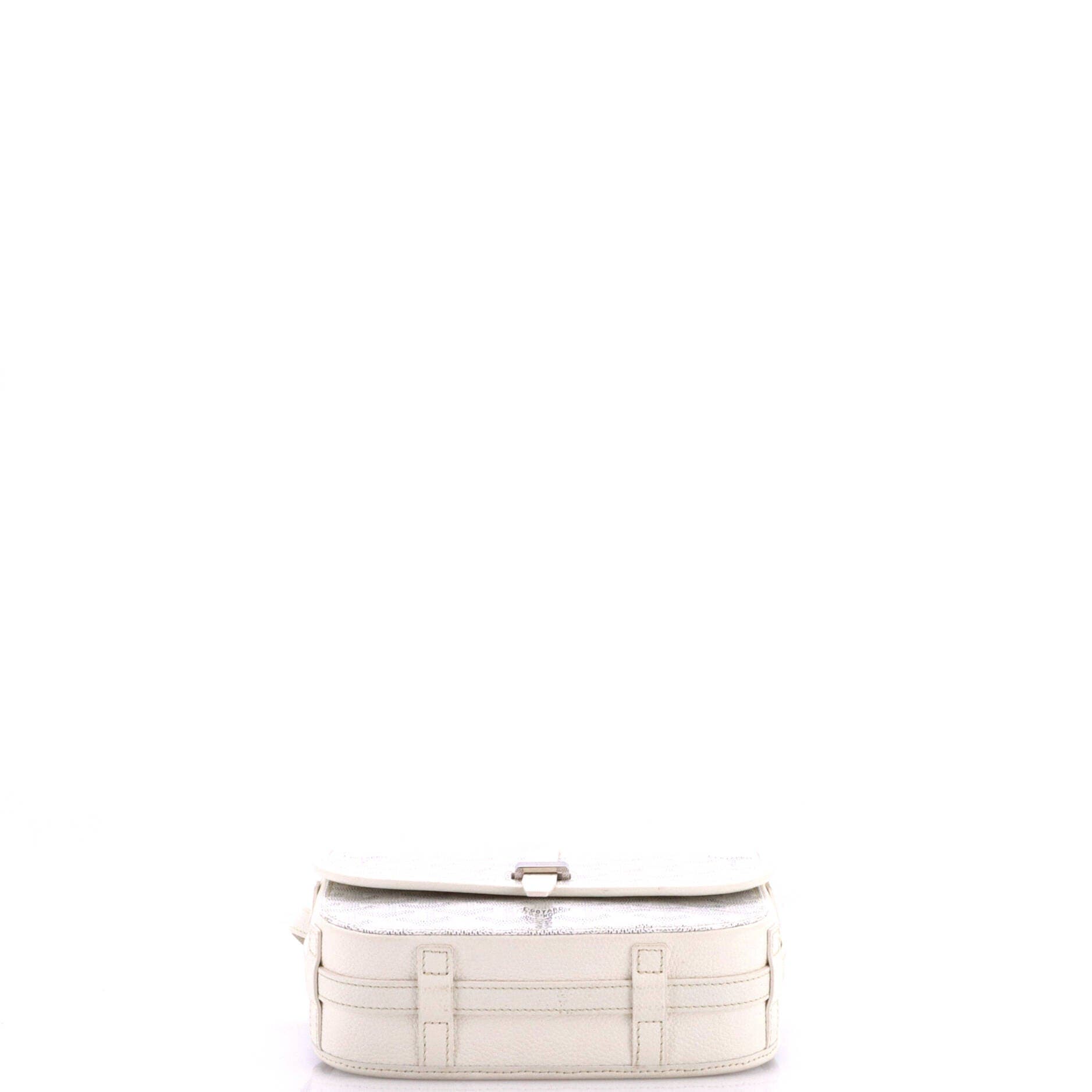 Belvedere II Messenger Bag Coated Canvas PM, Alternate, color, White