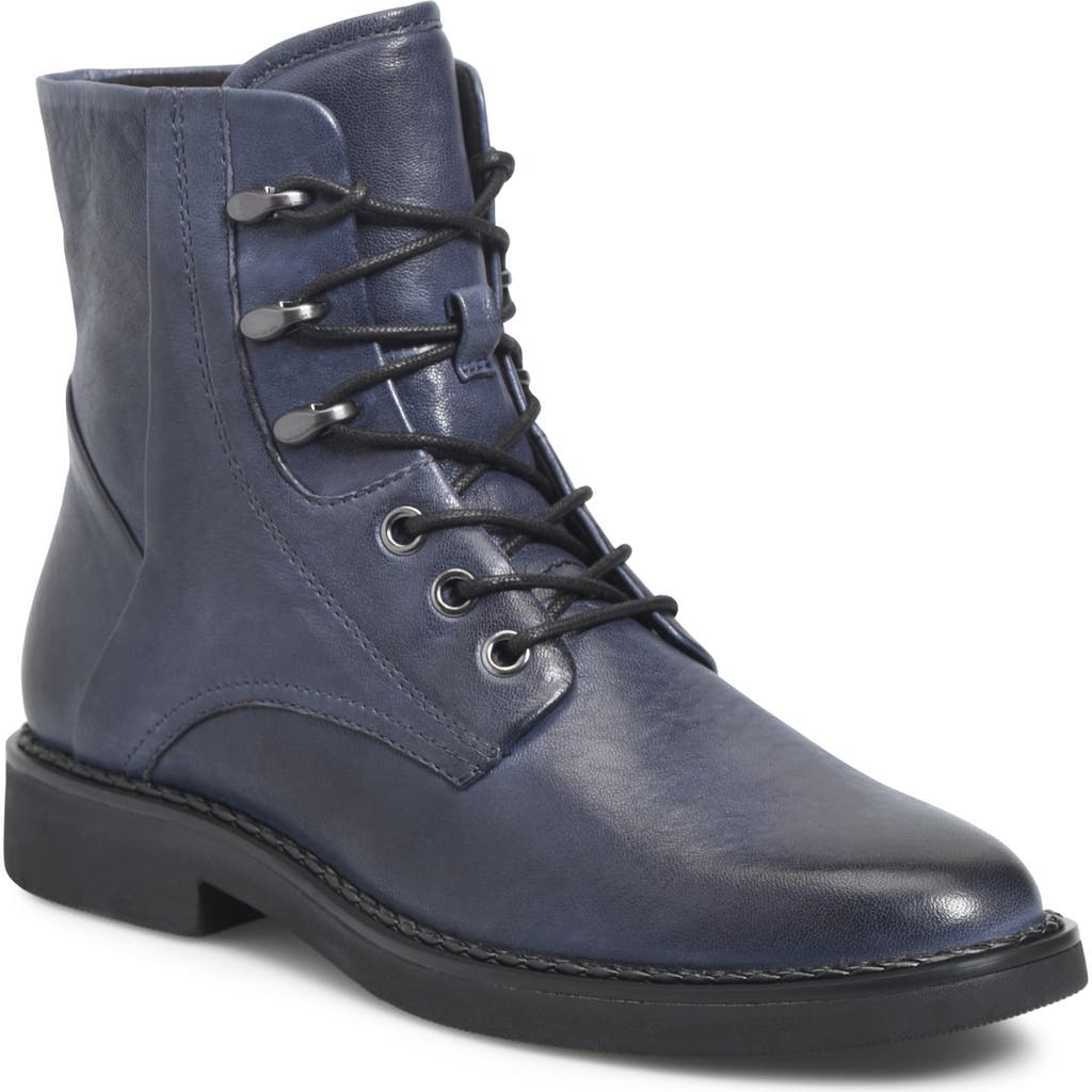 Comfortiva Elsberry Water Resistant Lace-up Bootie In Blue