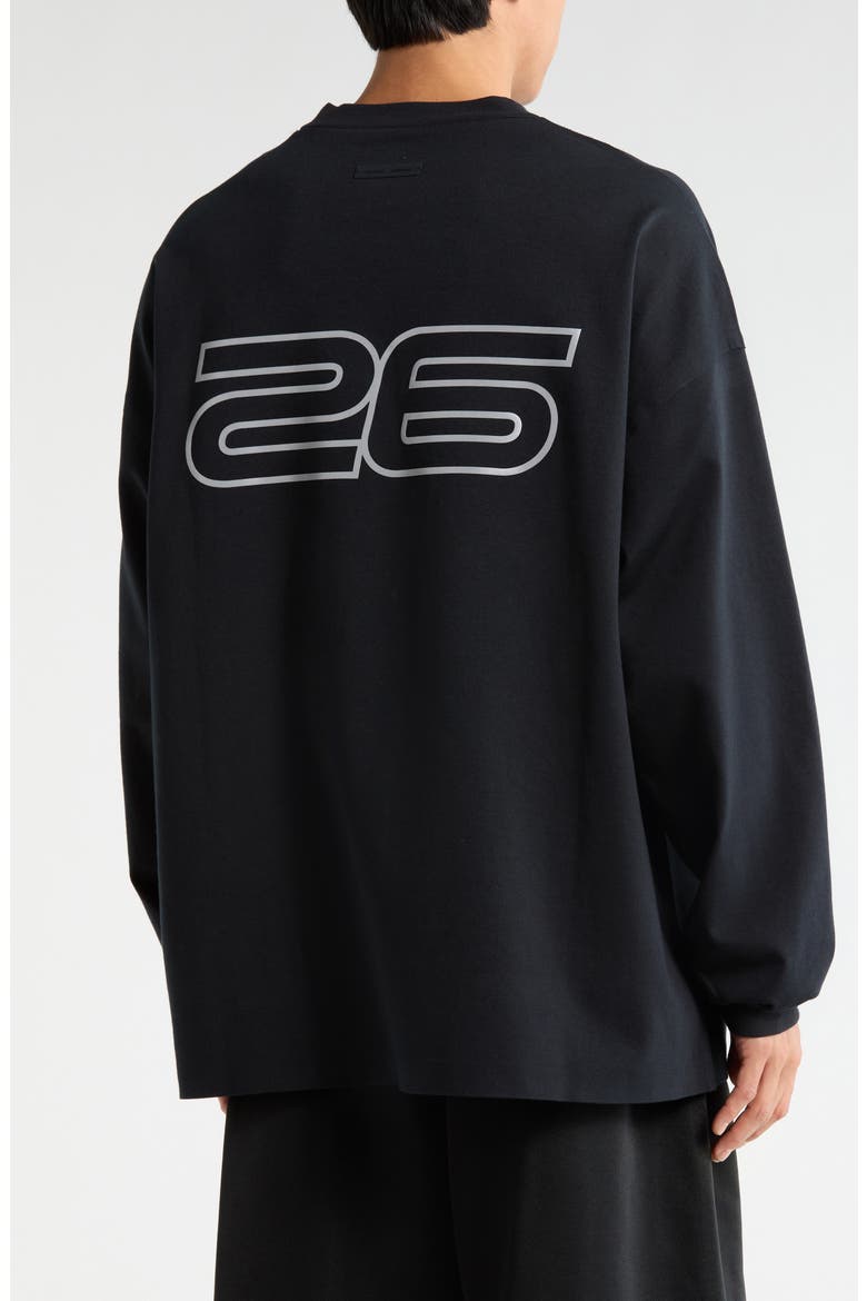 '90s Logo Long Sleeve Graphic T-Shirt, Alternate, color, VINTAGE BLACK