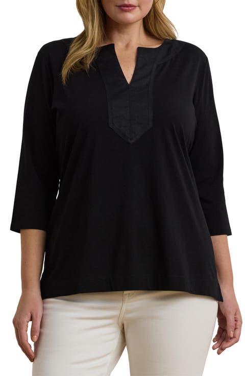 Split Neck Tunic (Plus)