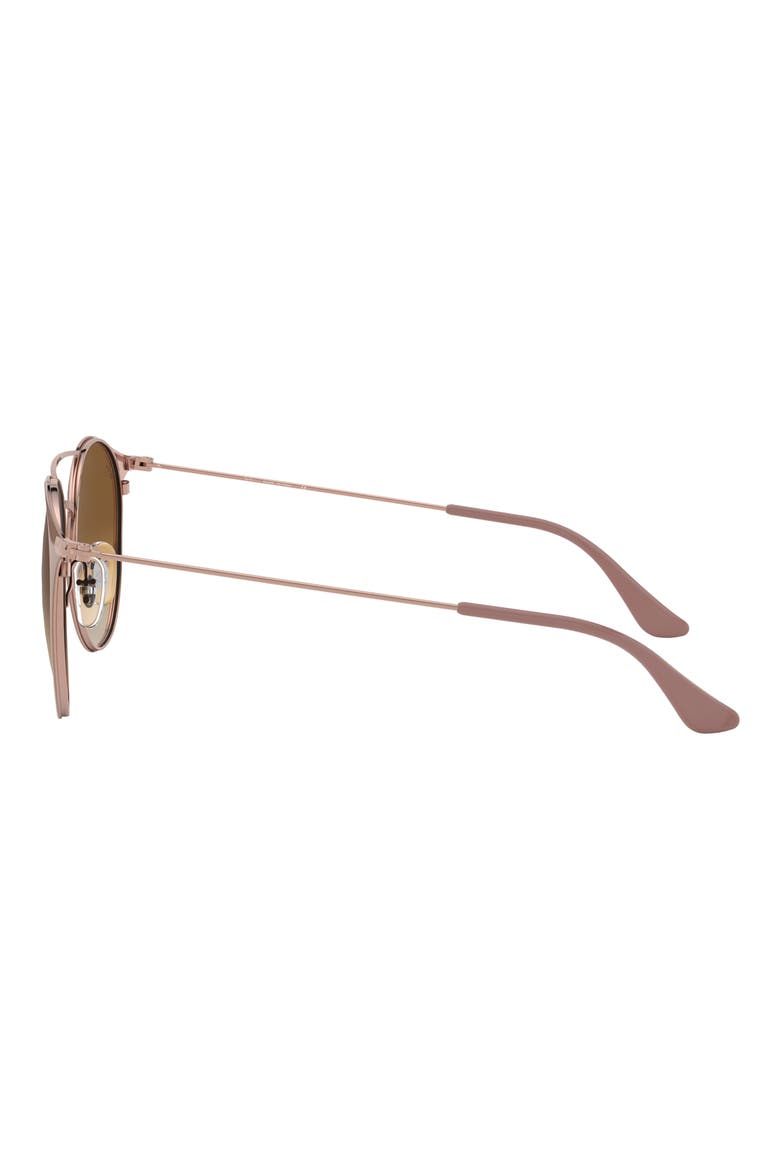 52mm Round Sunglasses, Alternate, color, COPPER