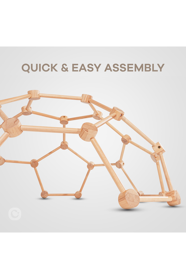 Wooden Climber for Kids, Alternate, color, Natural Wood