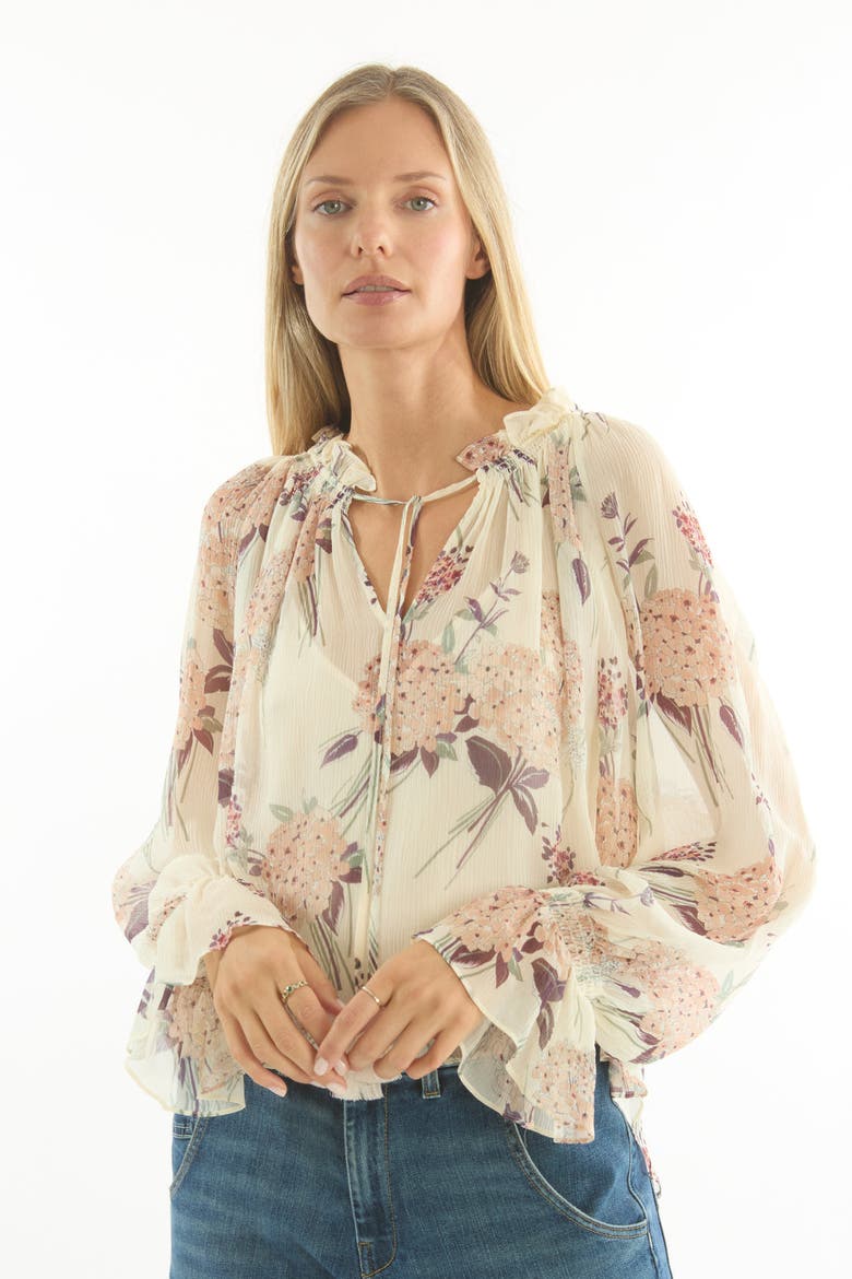Katerina Blouse, Alternate, color, Vintage Corsage