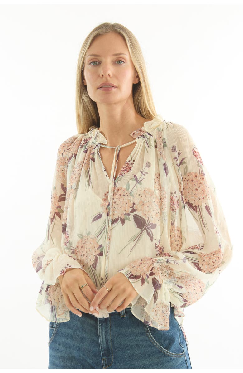 SECRET MISSION Katerina Blouse, Alternate, color, Vintage Corsage