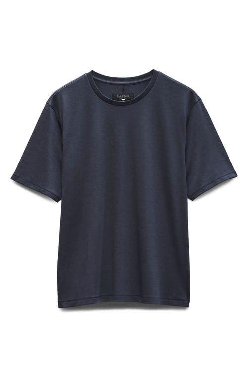 Rag & Bone Pima Interlock Tee In Salute