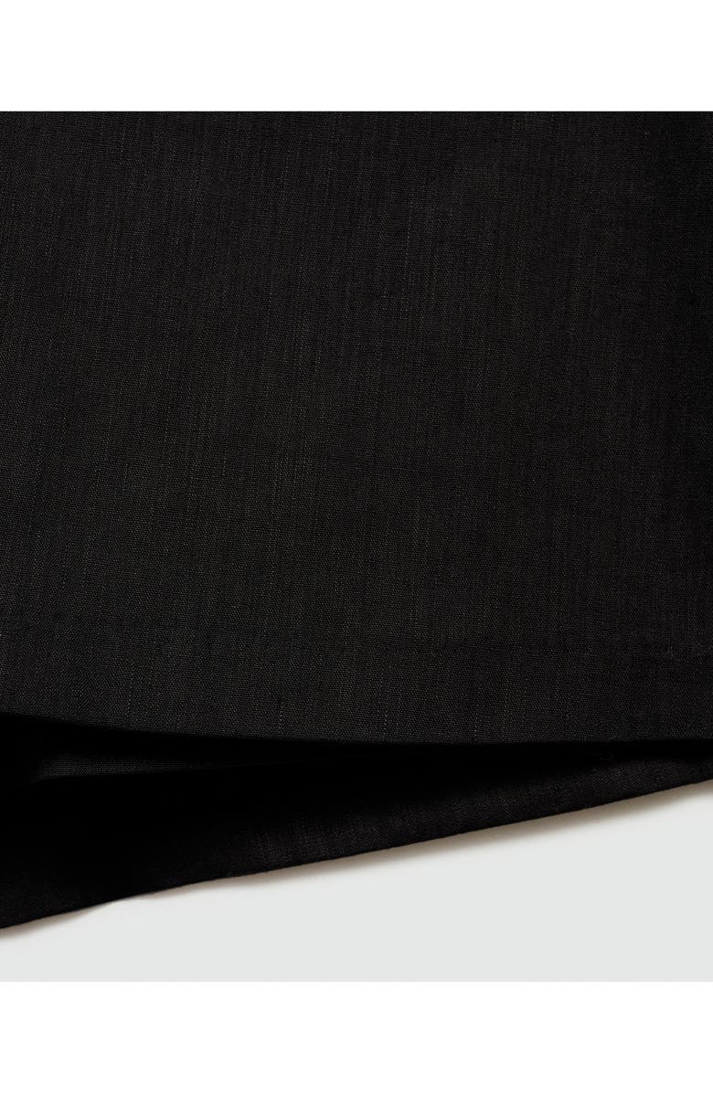 MANGO Linen Blend Skort, Alternate, color, 