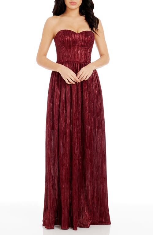 DRESS THE POPULATION DRESS THE POPULATION AUDRINA STRAPLESS GOWN