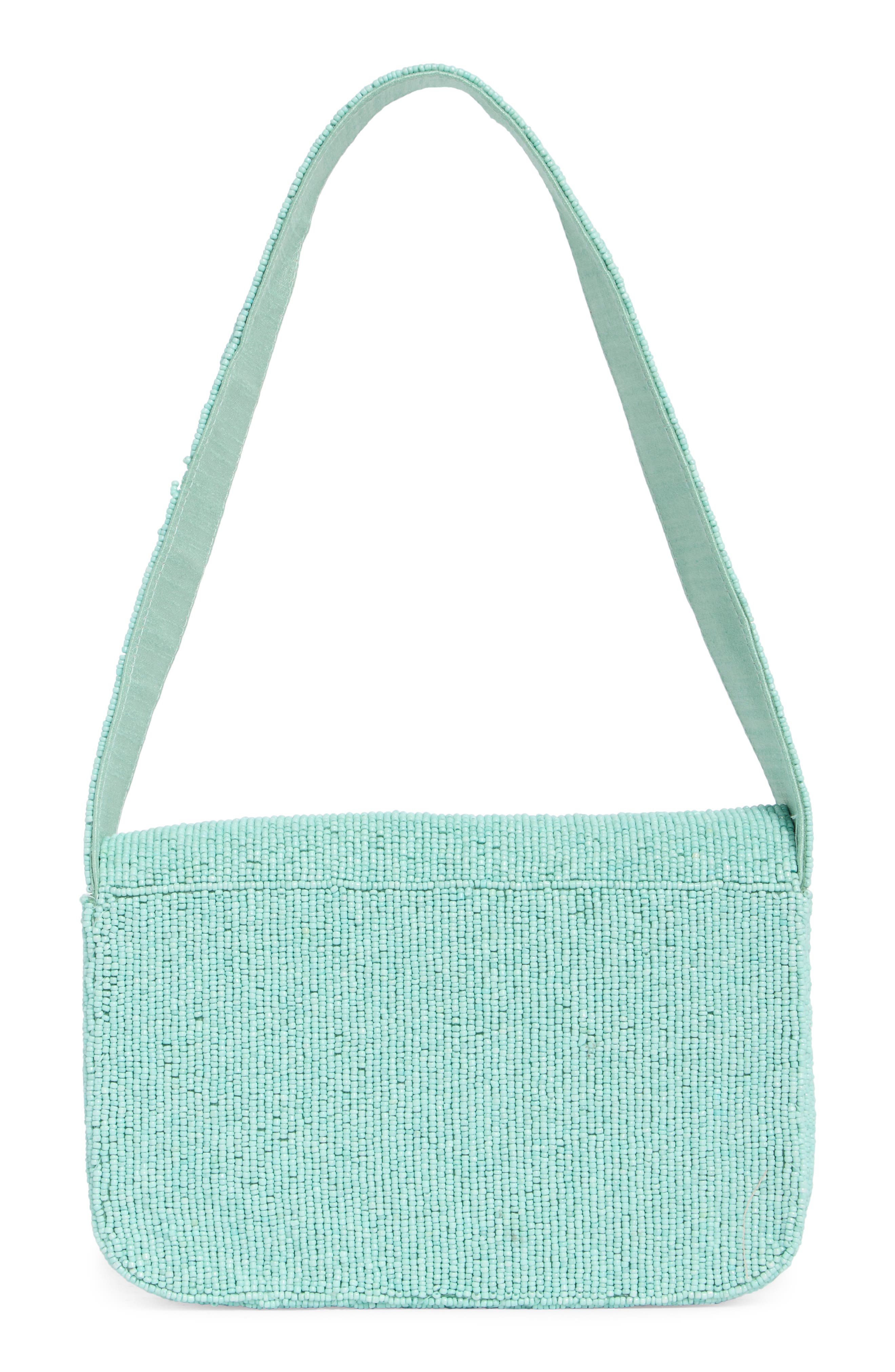 Collection XIIX Beaded Ice Cream Pops Baguette Shoulder Bag, Alternate, color, Seafoam Multi