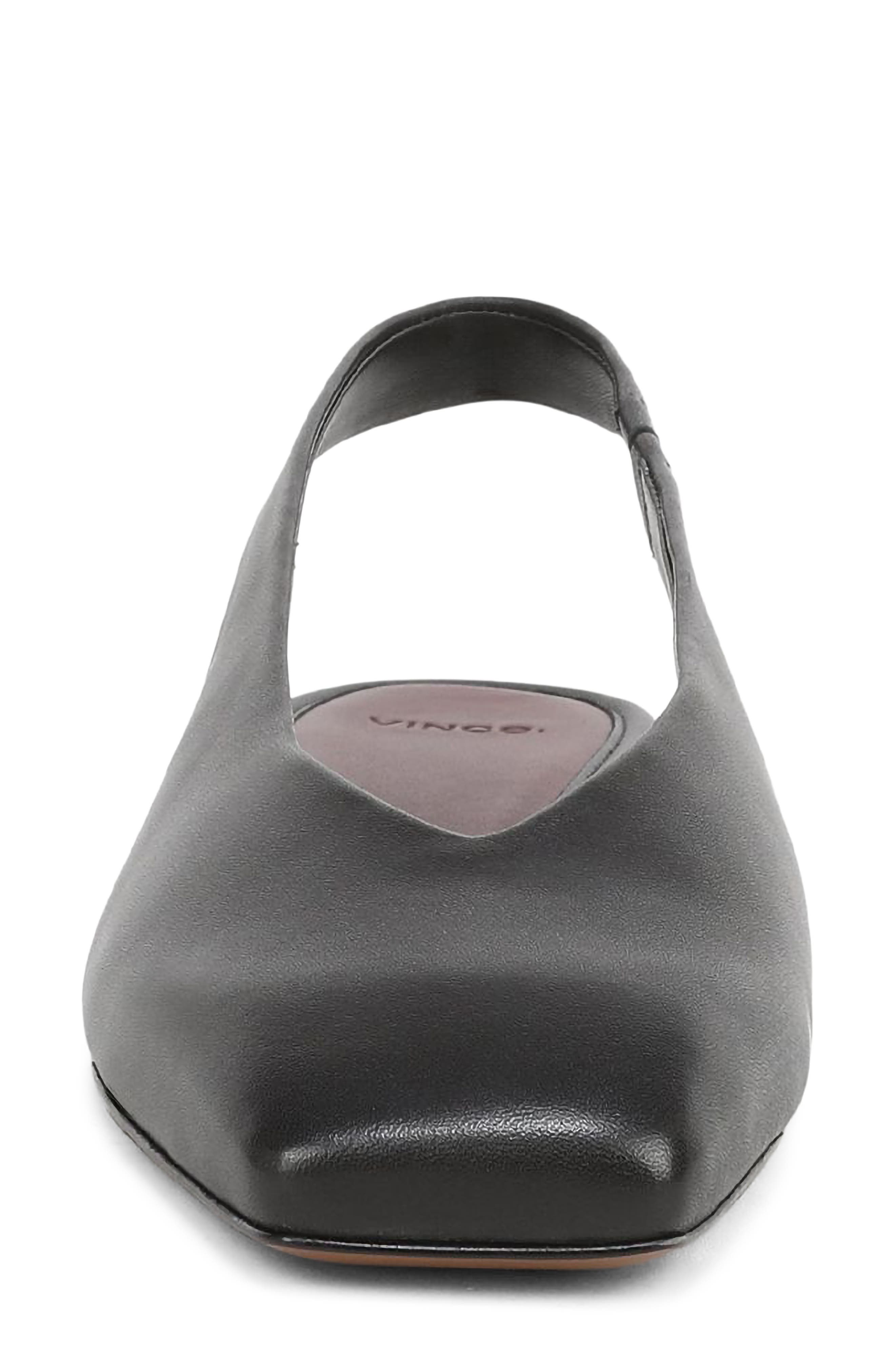 Vince Darlina Slingback Flat, Alternate, color, Black