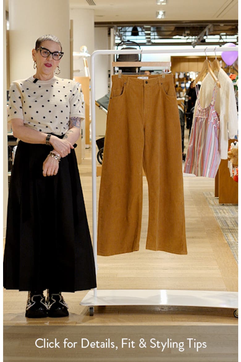 Wide Leg Corduroy Pants video