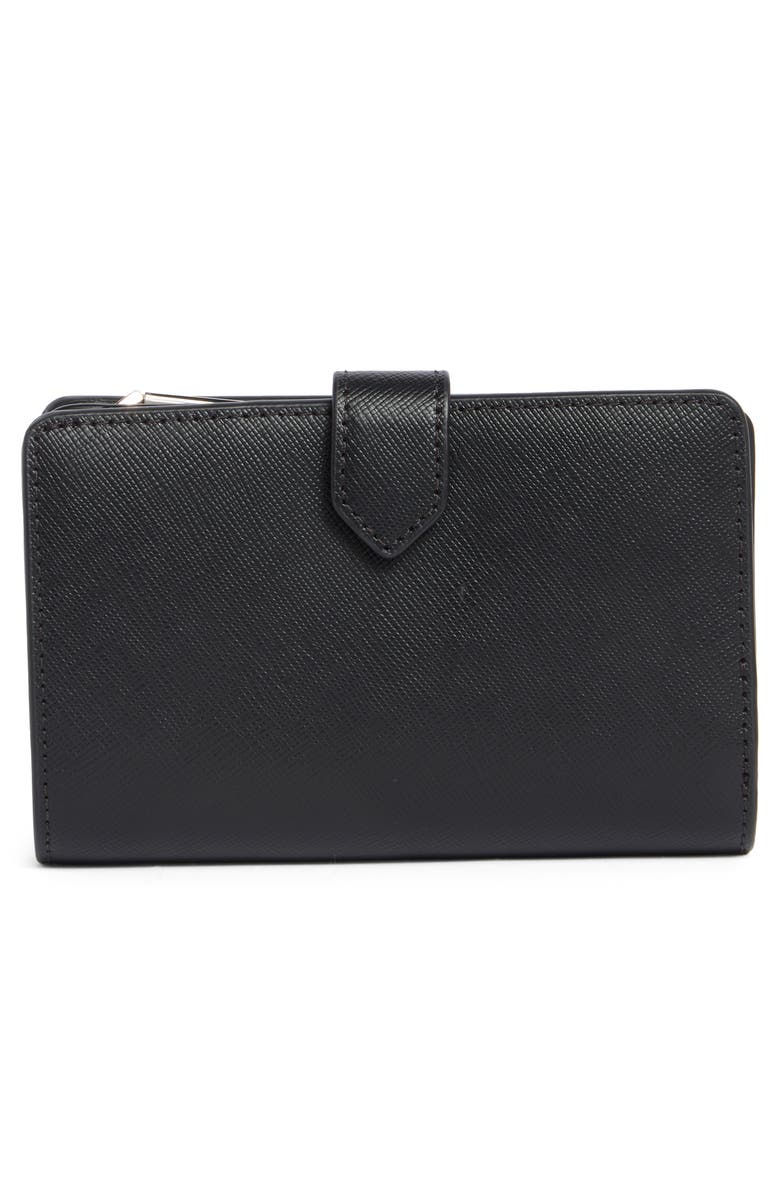 Kate Spade New York staci medium bifold leather wallet, Alternate, color, Black