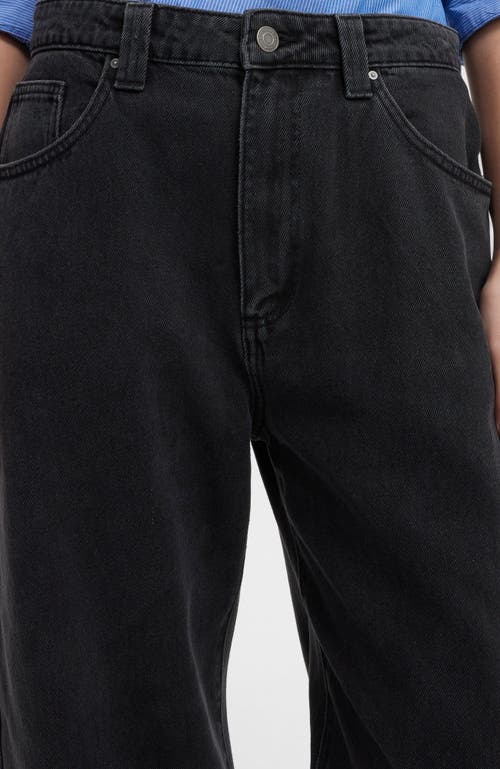 Shop Cotton On Low Super Baggy Jean In Graphite Black