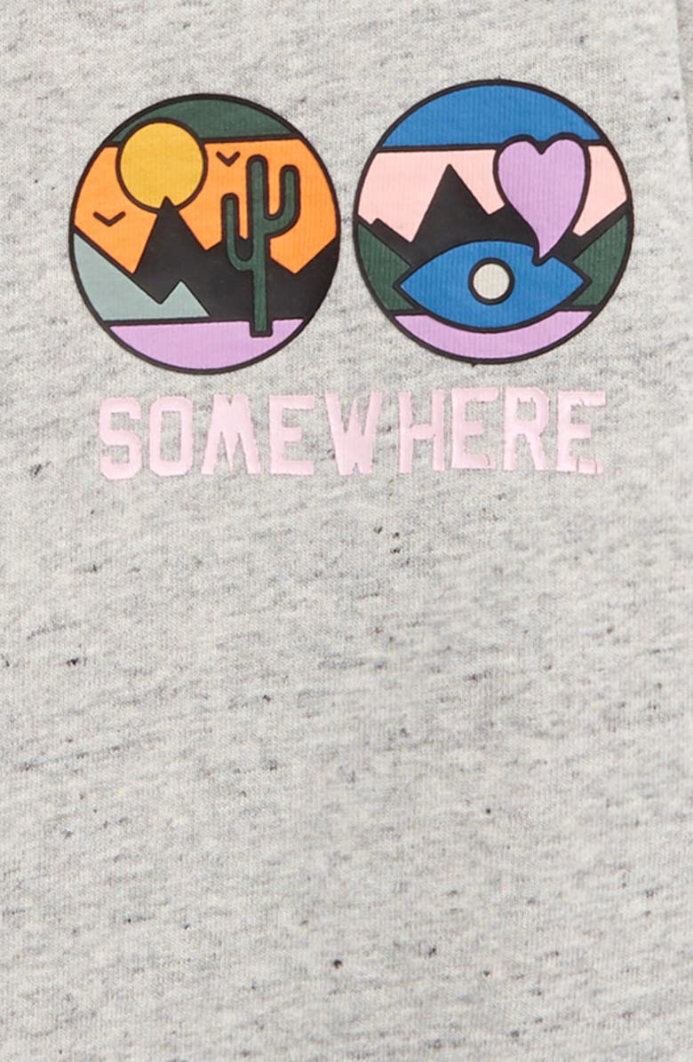 Scotch R'Belle Mélange Artwork Fleece Sweatshirt, Alternate, color, 