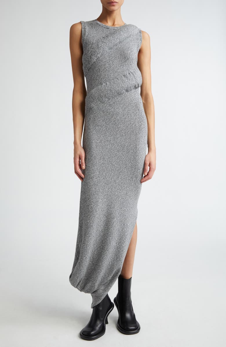 JW Anderson Padded Twist Sleeveless Sweater Dress, Main, color,