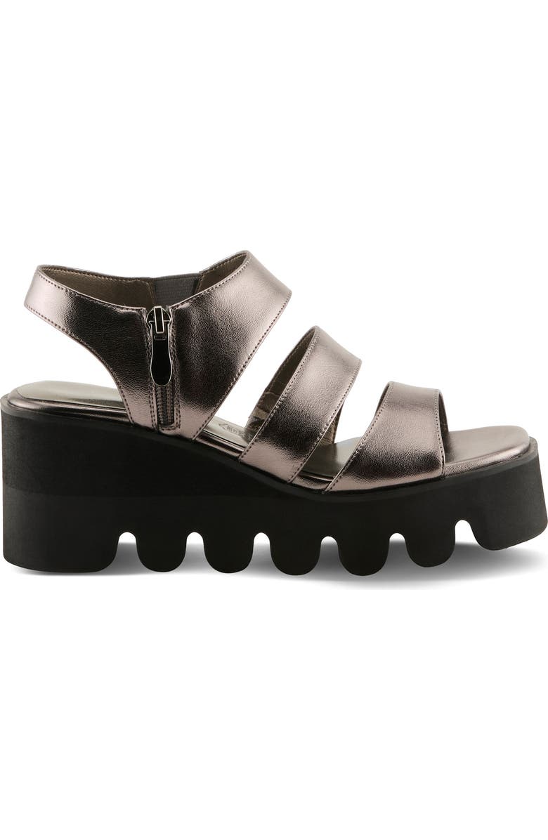 AZURA BY SPRING STEP Corrigate Platform Wedge Sandal, Alternate, color,
