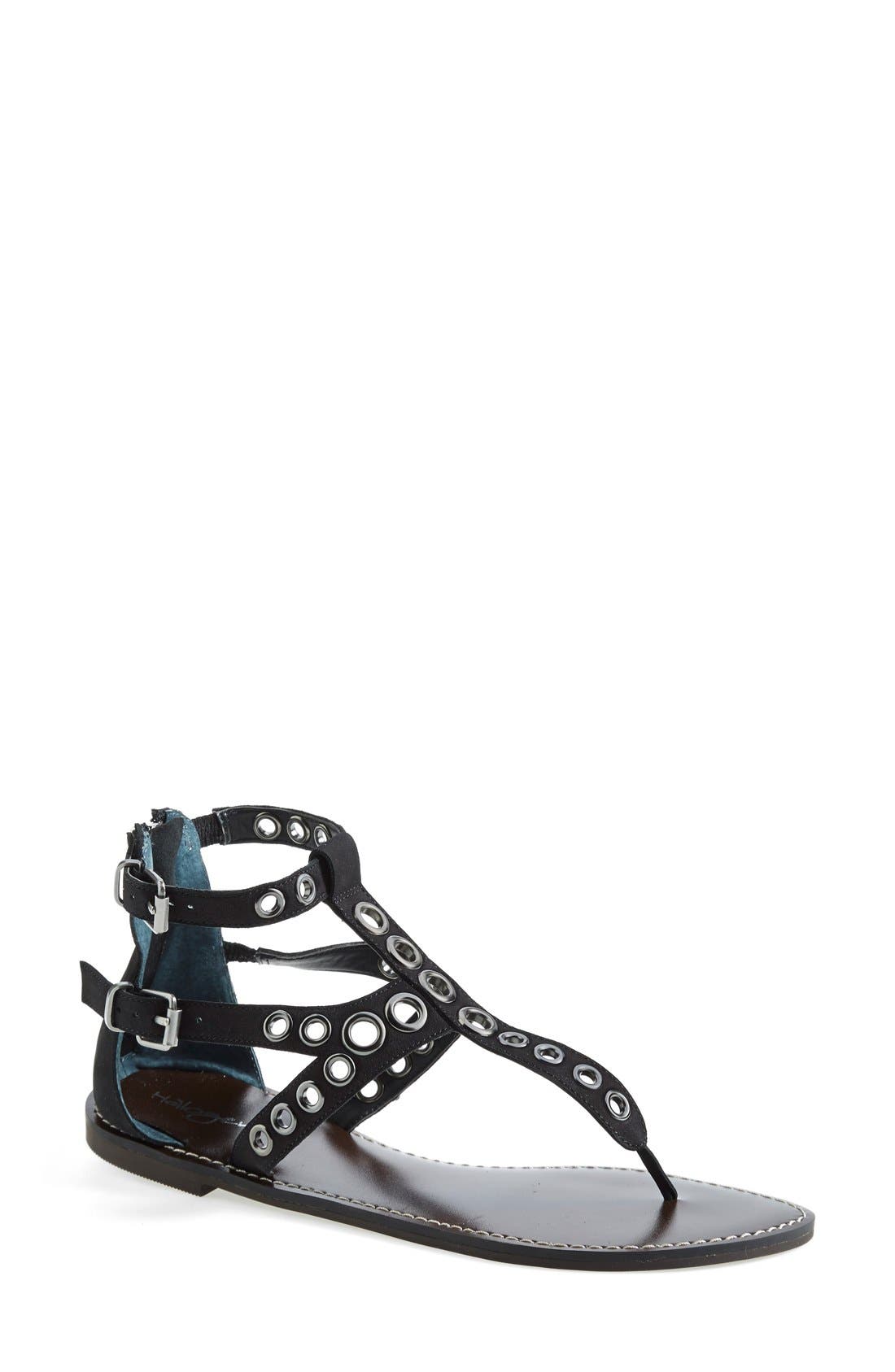 Halogen<sup>®</sup> 'Cardiff' Ankle Strap Thong Sandal, Main, color, 