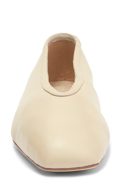 Tony Bianco Bianca Ballet Flat In Vanilla Nappa