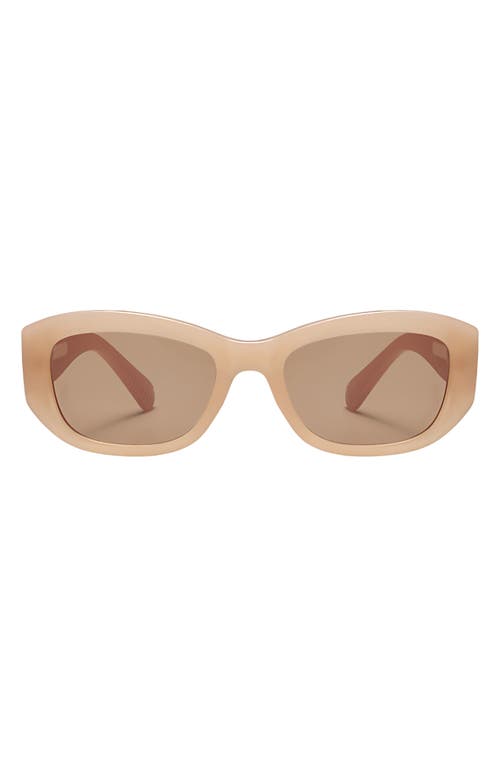 Fifth & Ninth Simone 55mm Polarized Geometric Sunglasses In Brown
