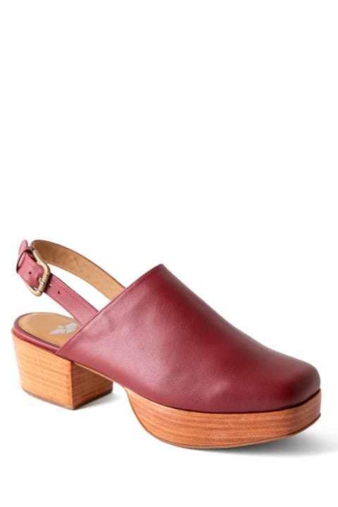 Betty Slingback Platform Clog
