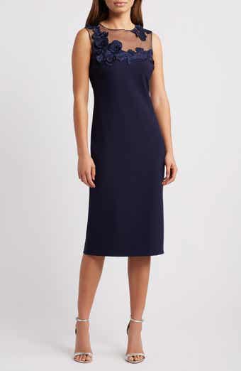 Eliza J Illusion Lace Midi Sheath Dress | Nordstromrack Eliza J Illusion Lace Midi Sheath Dress | Nordstromrack