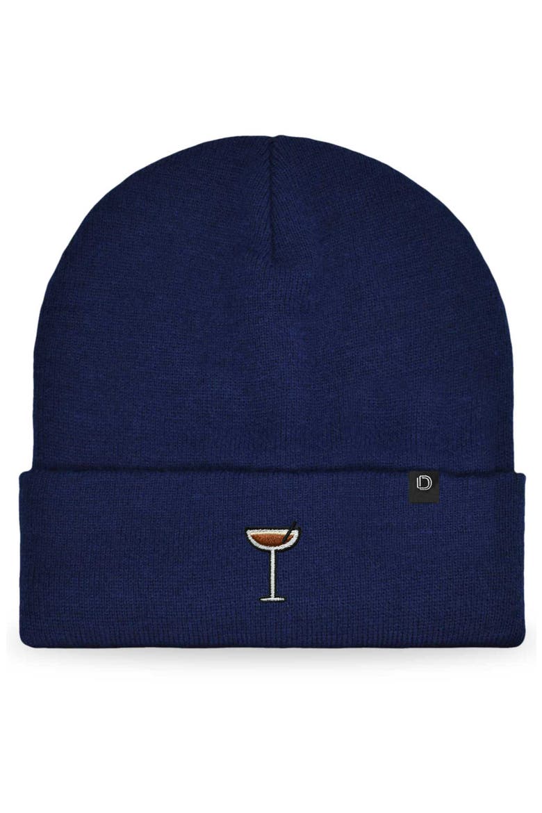 Coffee Martini Beanie Cap, Main, color, Navy Blue