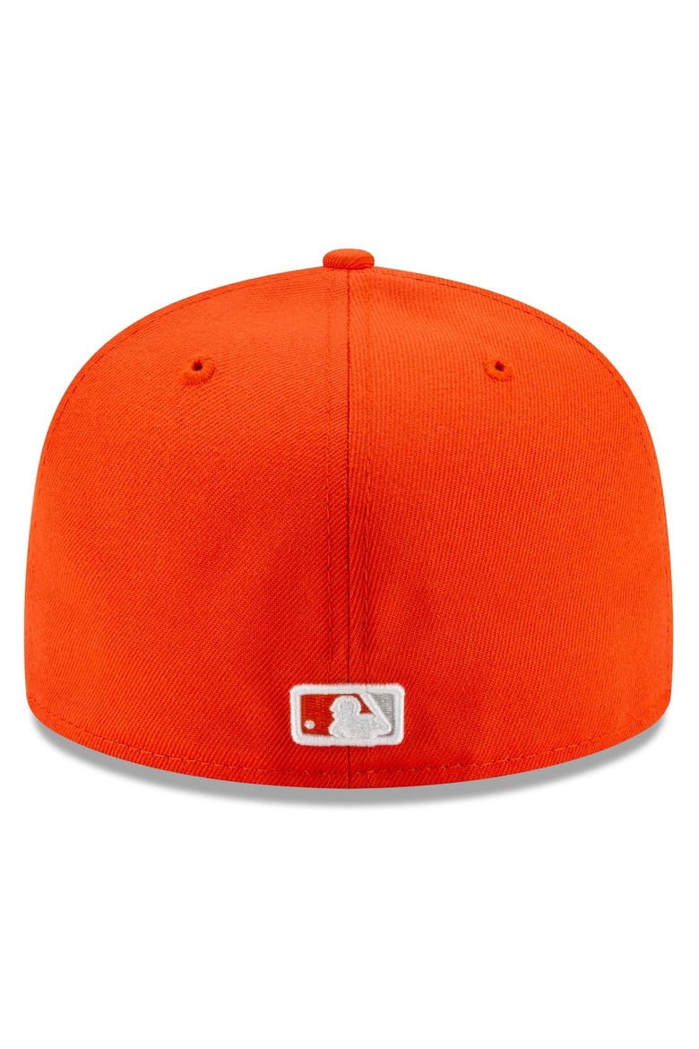 Men's New Era Orange San Francisco Giants 2021 City Connect 59FIFTY Fitted Hat, Alternate, color, Orange