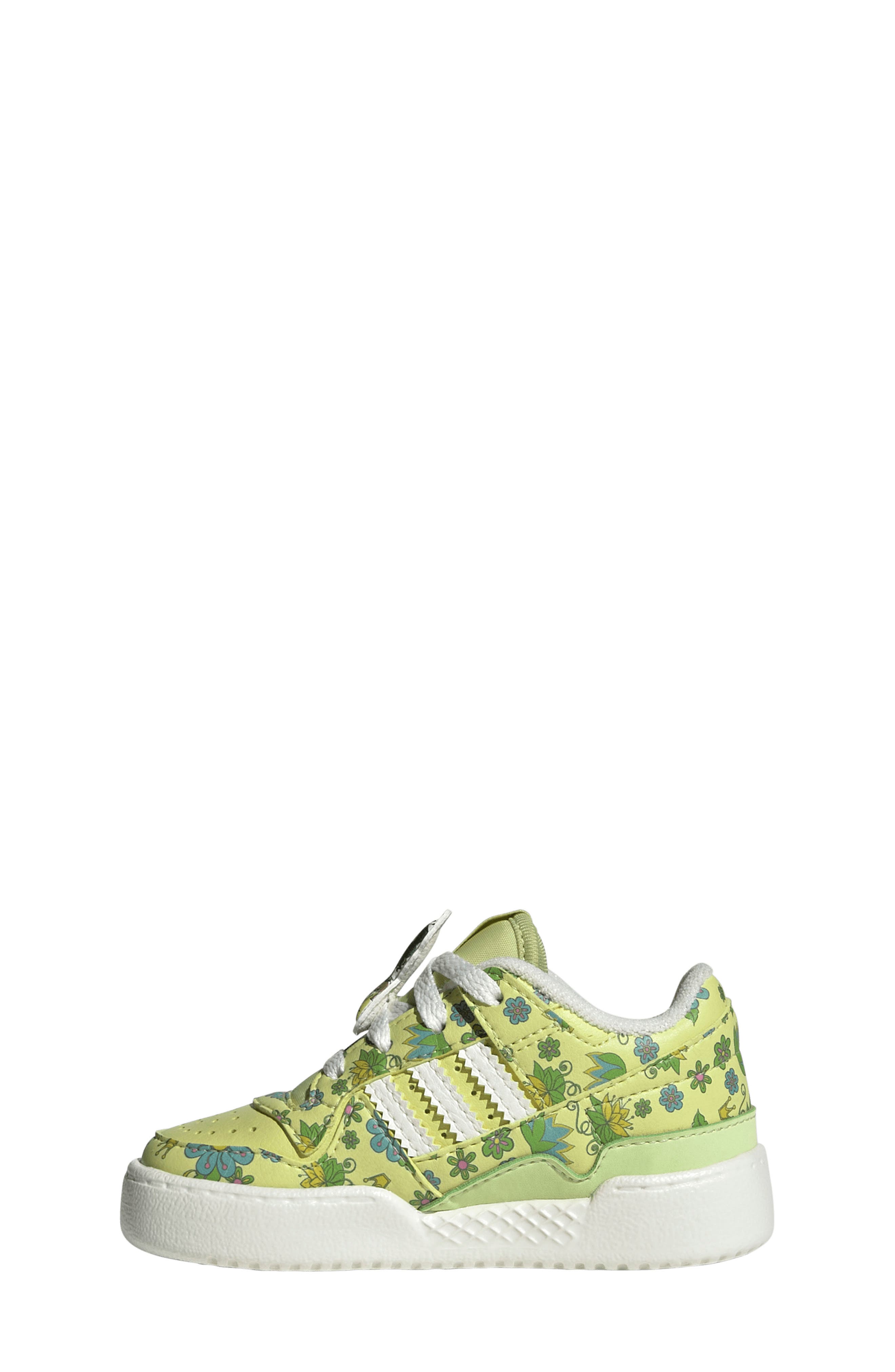 adidas x Disney Princess Tiana Forum Low Sneaker, Alternate, color, 