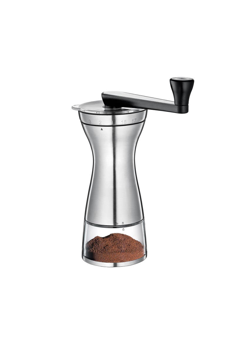 Manaos Manual Hand Crank Coffee Mill and Grinder, Main, color, Brown